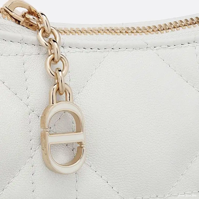 Cheap Dior Bag White Lambskin Lounge Bag Dior CD Cannage 0505